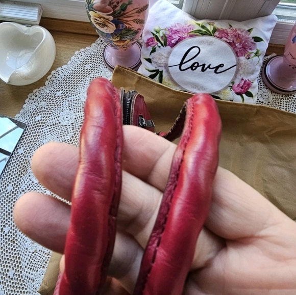 Patricia Nash Magenta Solf Leather Satchel - Picture 6 of 15